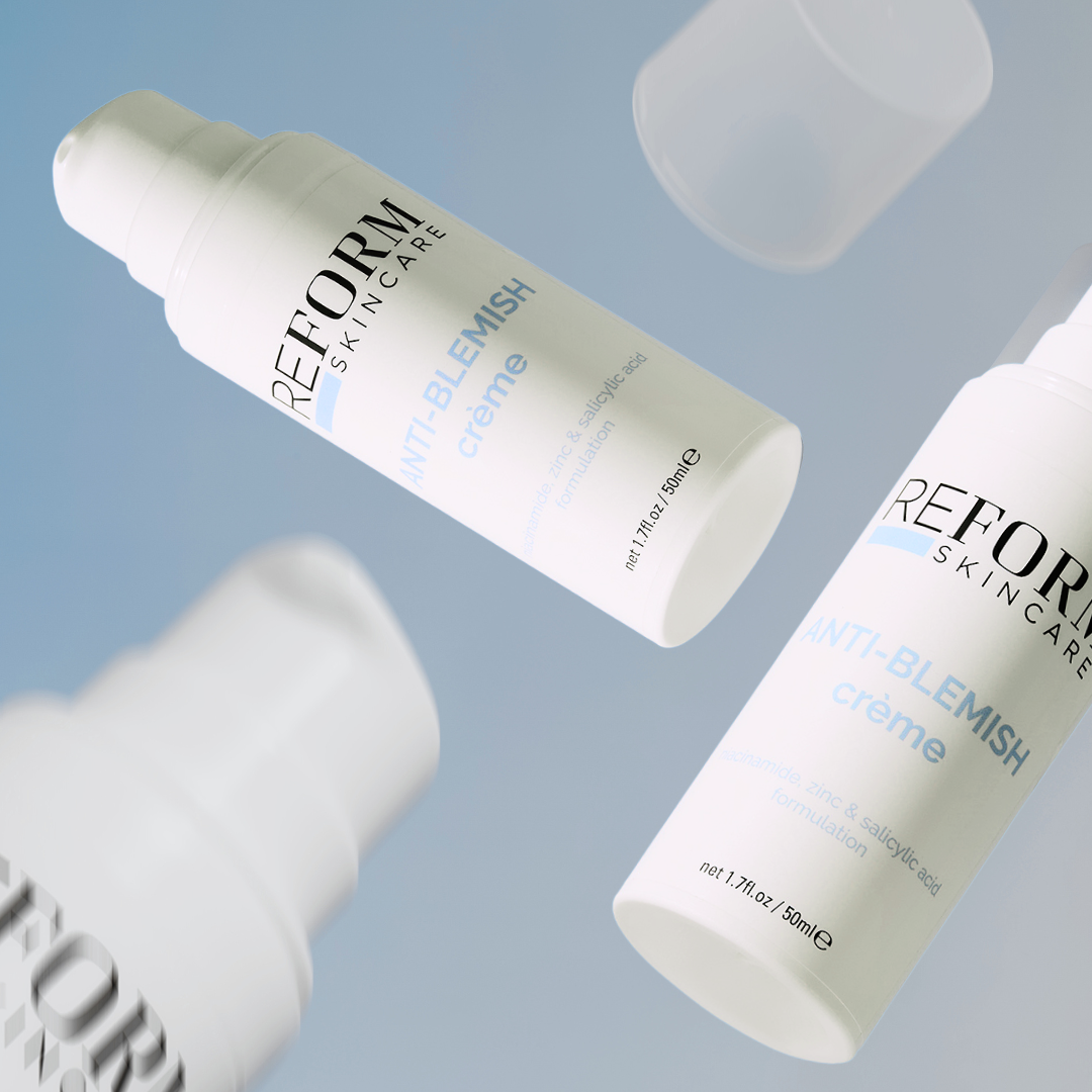 Reform Skincare Anti Blemish Cream for acne-prone skin, targeted treatment to reduce spots and prevent breakouts