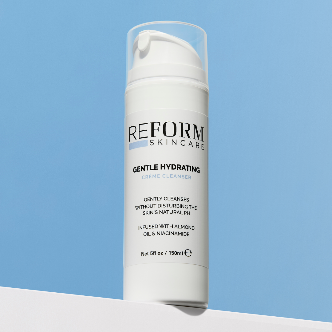 Reform Skincare Gentle Hydrating Crème Cleanser 150ml for dry or sensitive skin, nourishing face wash for soft and refreshed complexion
