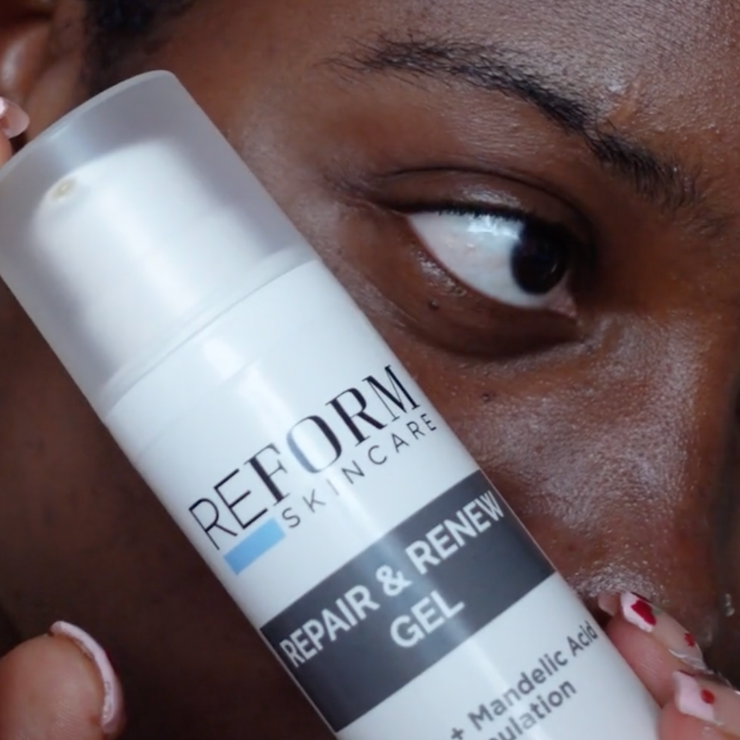 Reform Skincare Repair & Renew Gel for all skin types, soothing treatment to heal, hydrate, and improve skin texture