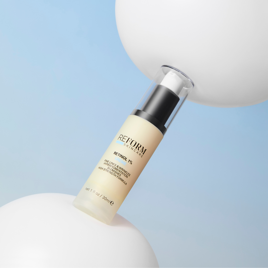 Reform Skincare Retinol 1% Crème for anti-ageing, intensive night treatment to smooth wrinkles and improve skin texture