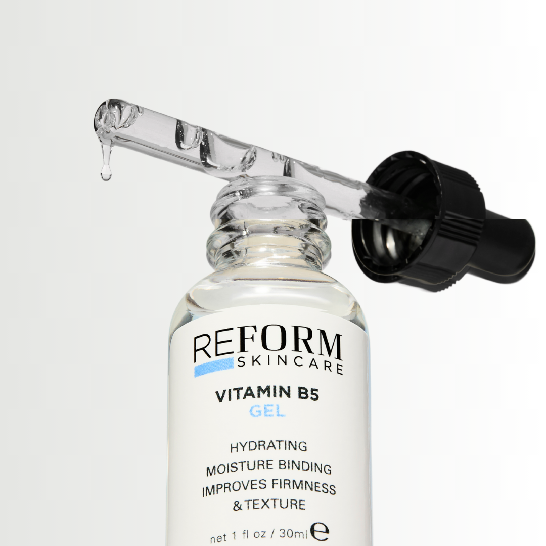 Reform Skincare Vitamin B5 Gel for all skin types, hydrating serum to boost moisture levels and enhance skin radiance