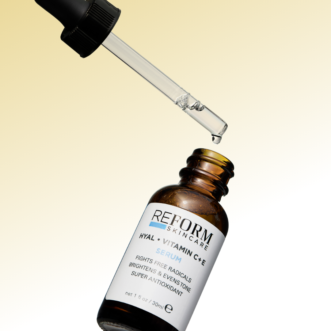 Reform Skincare HYAL Vitamin C + E Serum for all skin types, hydrating antioxidant treatment to brighten skin and reduce signs of ageing