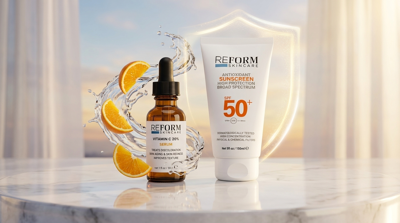 Vitamin C and SPF: The Ultimate Synergy for Total Skin Protection | REFORM Skincare