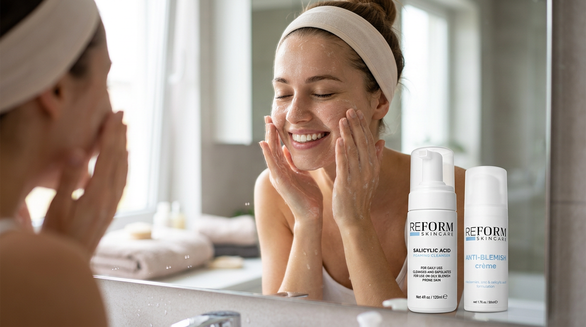 How Salicylic Acid, Niacinamide, and AHAs Work Together